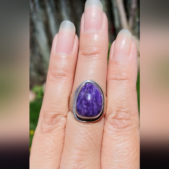 Sterling silver & semi precious stone ring - new with tag - Picture 1 of 2